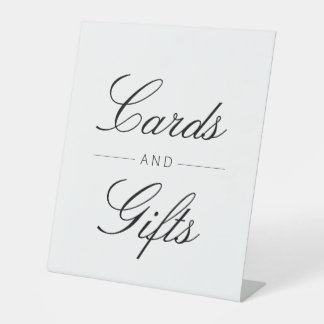 Signe De Table cartes et cadeaux de mariage écriture élégante