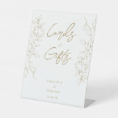 Signe De Table Cartes et cadeaux de mariage Gold Classic (Recto)