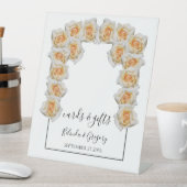 Signe De Table Cartes et cadeaux de mariage Rose orange (In SItu)