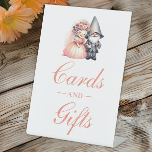 Signe De Table Cartes et Cadeaux de Mariage Rustique de Nain de J