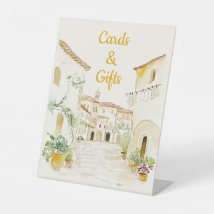 Signe De Table Cartes et Cadeaux de Mariage Village Toscan