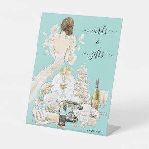 Signe De Table Cartes et cadeaux de mariée Magnolia Pedes de Fête