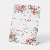 Signe De Table Cartes et cadeaux de Noël Berry (Recto)