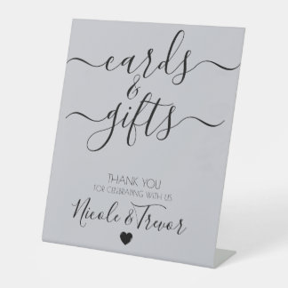 Signe De Table Cartes et Cadeaux de Noms Personnalisés Mariage