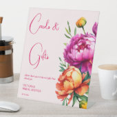 Signe De Table Cartes et cadeaux de pêche magenta rose (In SItu)