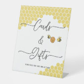 Signe De Table Cartes et cadeaux de peigne d'abeille (Recto)