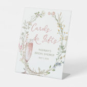 Signe De Table Cartes et Cadeaux de Réception de Mariage Perles e (Recto)