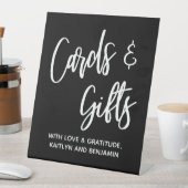 Signe De Table Cartes et cadeaux Décontractés simples, message (In SItu)