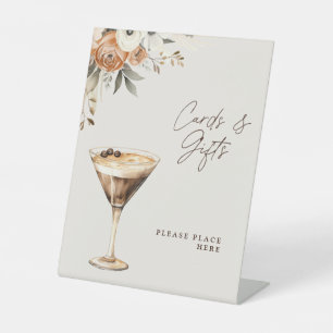 Signe De Table Cartes et cadeaux Espresso Martini Fête des mariée