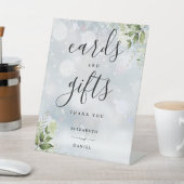 Signe De Table Cartes Et Cadeaux Floraux D'Hiver (In SItu)