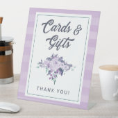 Signe De Table Cartes et Cadeaux Floraux Lavande Chic Violet et B (In SItu)