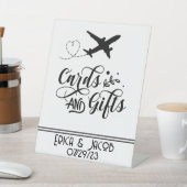 Signe De Table Cartes et cadeaux Mariage d'avion sur mesure (In SItu)