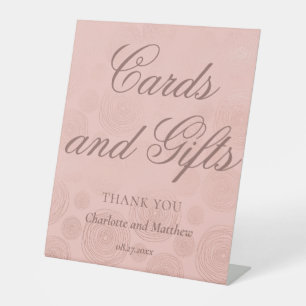 Signe De Table Cartes Et Cadeaux Moderne Chic Mariage Événement