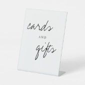 Signe De Table Cartes et cadeaux Moderne Simple Mariage Table (Recto)
