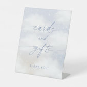 Signe De Table Cartes et cadeaux On Cloud 9 (Recto)