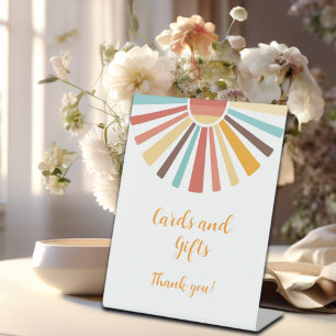 Signe De Table Cartes et cadeaux Petit rayon de soleil Baby showe