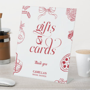 Signe De Table Cartes et cadeaux pour la fête prénuptiale That’s
