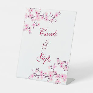 Signe De Table Cartes Et Cadeaux Rose Fleur De Cerisier