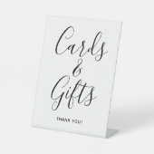 Signe De Table Cartes Et Cadeaux Script Mariage De Calligraphie (Recto)