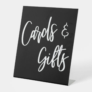 Signe De Table Cartes et Cadeaux Simples et Décontractés Écriture
