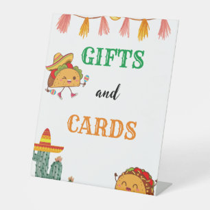 Signe De Table Cartes et cadeaux Taco mexicain Symbole de fête Fa