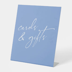 Signe De Table Cartes et Cadeaux Typographie Simple Élégante Perv