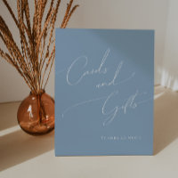 Cartes et cadeaux Whimsical Dusty Blue Baby shower