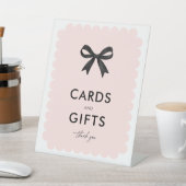 Signe De Table Cartes et Fêtes des mariées de cadeaux Bow Pink (In SItu)