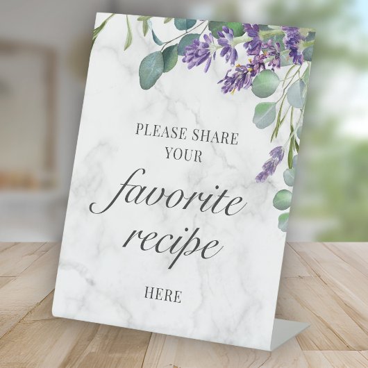 Signe De Table Cartes Rustiques Lavender Eucalyptus Recette ici