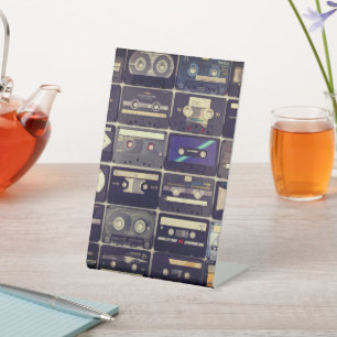 Signe De Table Cassette vintage des années 80