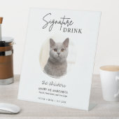 Signe De Table Cat Mariage Signature Boissons Bar Cocktail (In SItu)