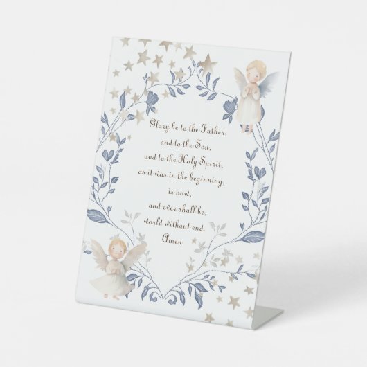 Signe De Table catholic prayer of praise (Recto)