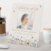 Signe De Table Célébration de la vie au mémorial du Fleur sauvage (In SItu)