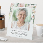 Signe De Table Célébration de la vie Photo funéraire Bienvenue (In SItu)