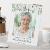 Signe De Table Célébration de la vie Photo funéraire Bienvenue (In SItu)