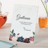 Signe De Table Célébration d'été Salle de bain Mariage pour homme (In SItu)