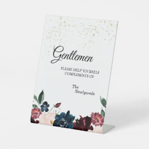 Signe De Table Célébration d'été Salle de bain Mariage pour homme