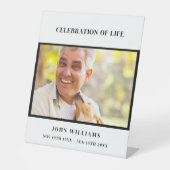 Signe De Table Célébration funéraire de la vie (Recto)