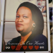 Signe De Table Celebration of Life Customize Photo tabletop 