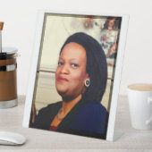 Signe De Table Celebration of Life Customize Photo tabletop  (In SItu)