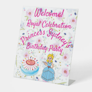 Signe De Table Célébration Royale Princesse Anniversaire