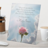 Signe De Table Célébration spirituelle de la vie Poème Rose (In SItu)
