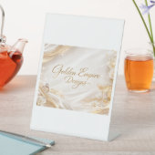 Signe De Table Centro de mesa ,con diseño Dorado (In SItu)