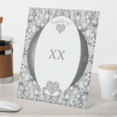 Signe De Table Céramique gris dentelle (In SItu)