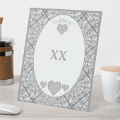 Signe De Table Céramique gris dentelle (In SItu)