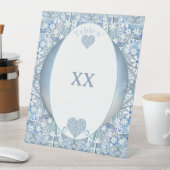 Signe De Table Céramique Lace Bleu clair (In SItu)