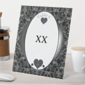 Signe De Table Céramique noir (In SItu)