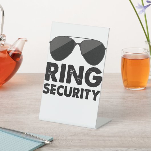 Signe De Table Cercle du Mariage de sécurité de la bague de maria (In SItu)