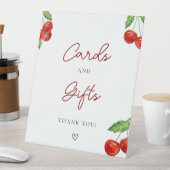 Signe De Table Cerise sur le Baby shower Cartes et Cadeaux (In SItu)