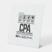 Signe De Table certified public accountant-CPA (Recto)